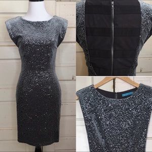 Alice + Olivia Sequin Velvet Party Dress